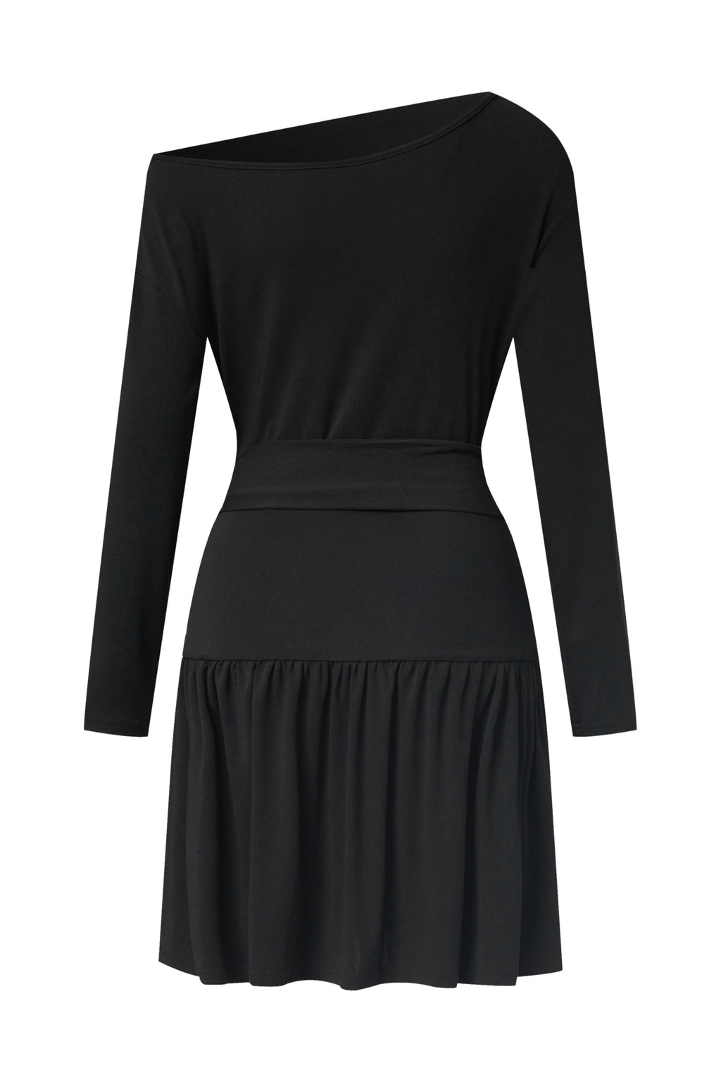Tie waist mini dress