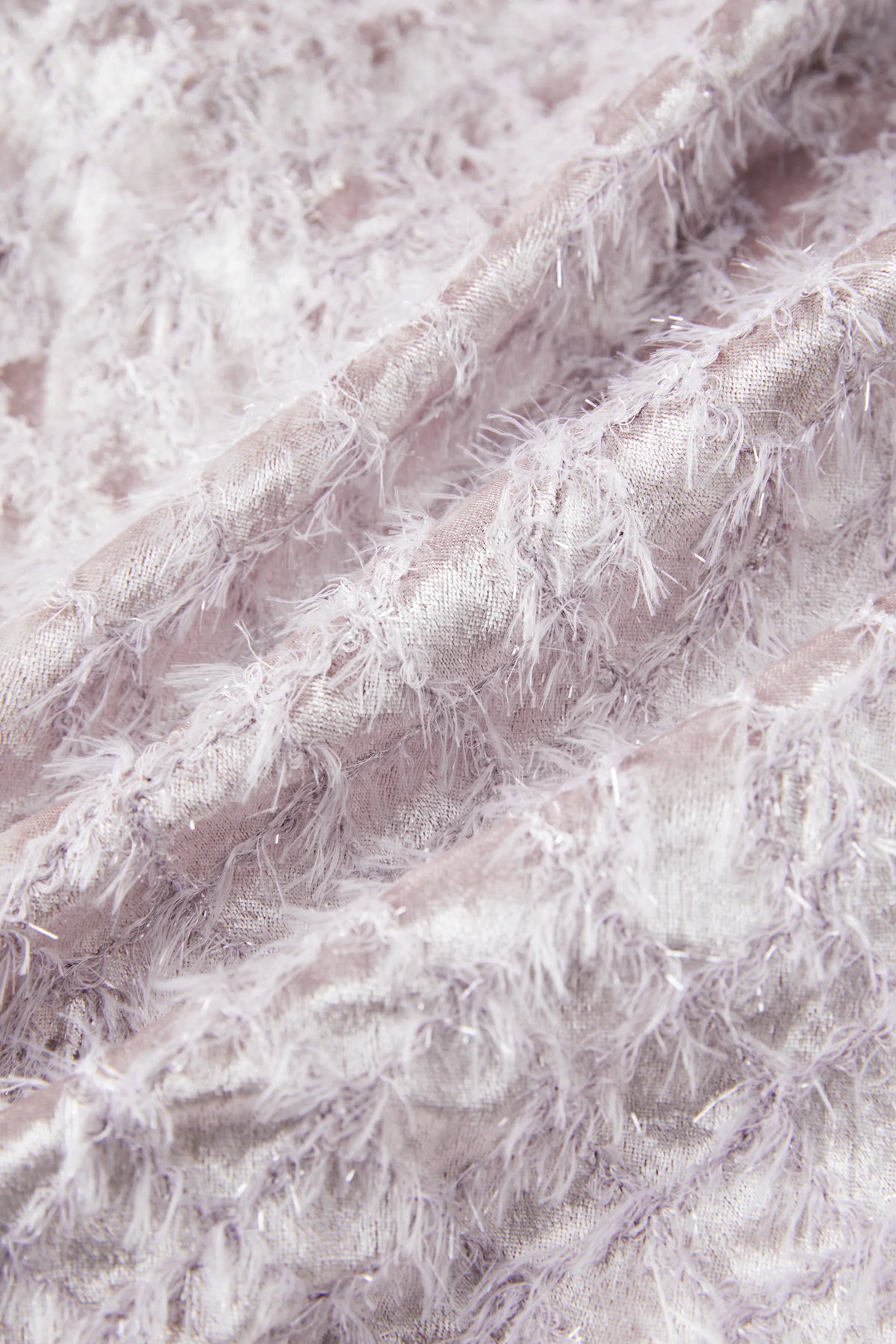Fringed square neck dress